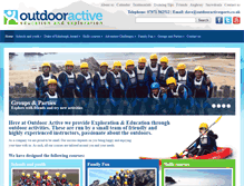 Tablet Screenshot of outdooractivesports.co.uk